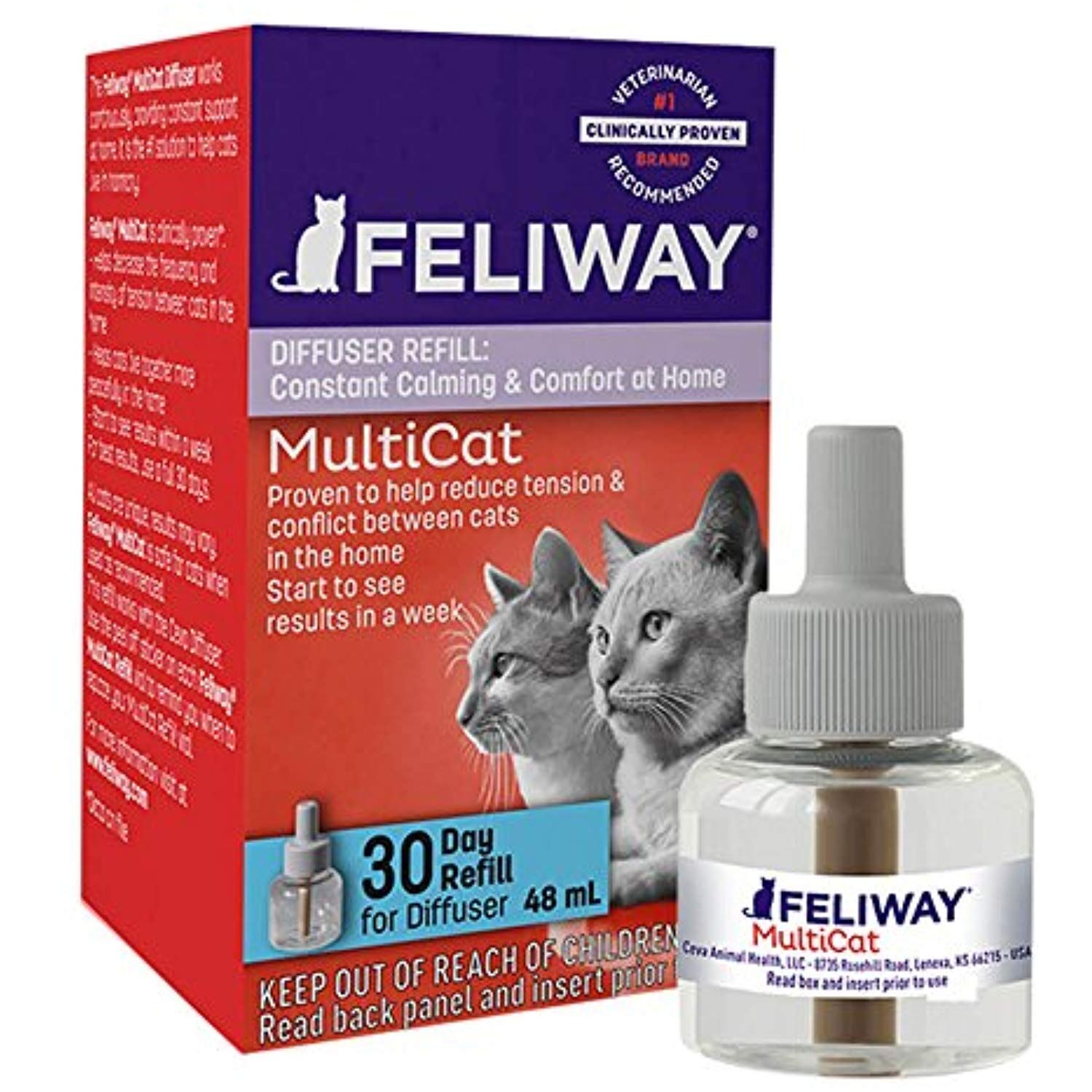 Ceva FELIWAY MULTI CAT Феливей Мульти Кэт Модулятор поведения для кошек, 48 мл